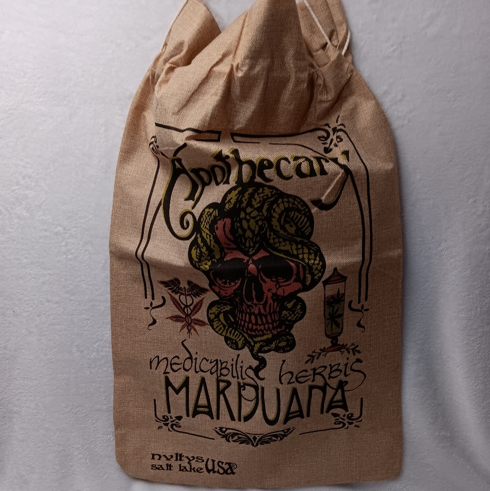 Novelty Drawstring Burlap Bag